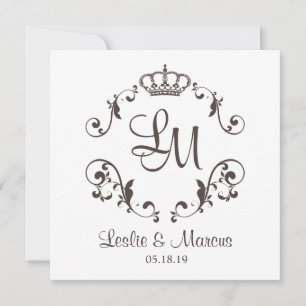 Ornamental Border with a Traditional Crown