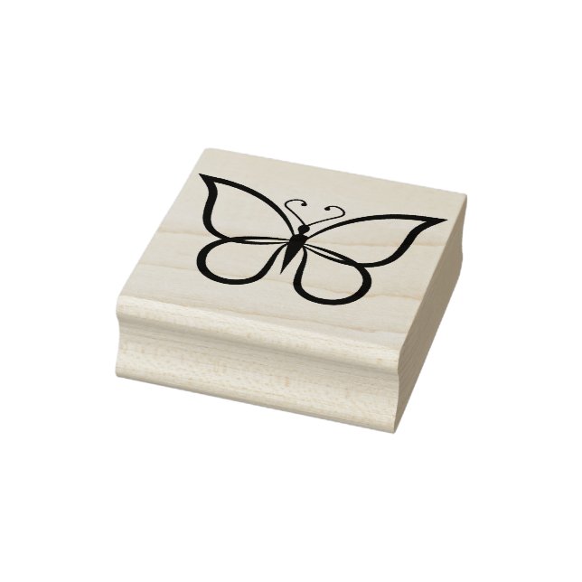 ornamental butterfly art stamp (Stamp)