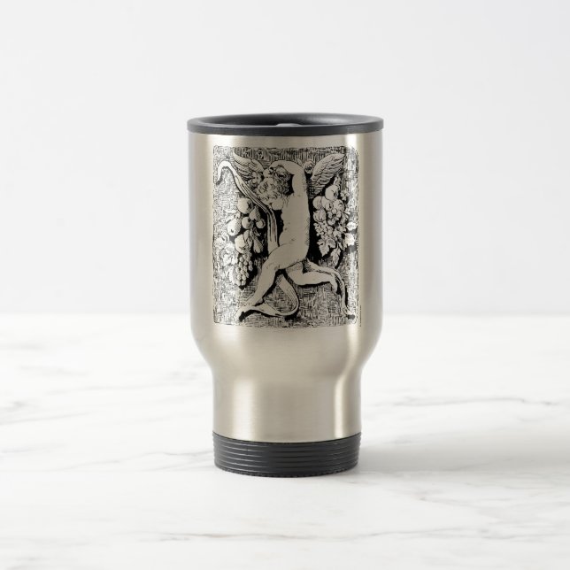 Ornamental Cherub Travel Mug (Center)