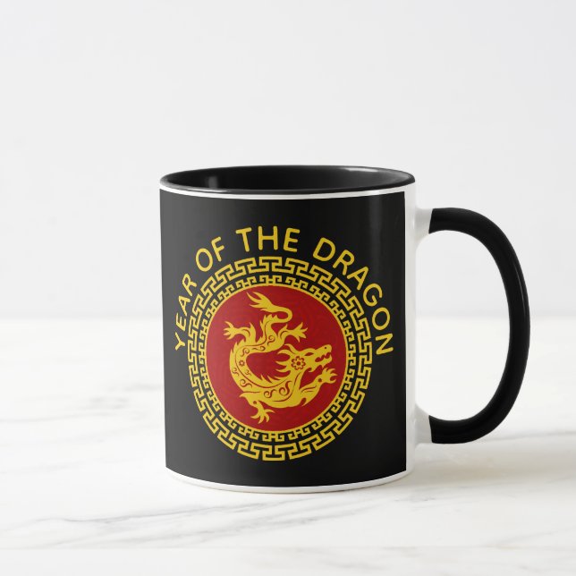 Ornamental Chinese New Year Dragon Mug (Right)