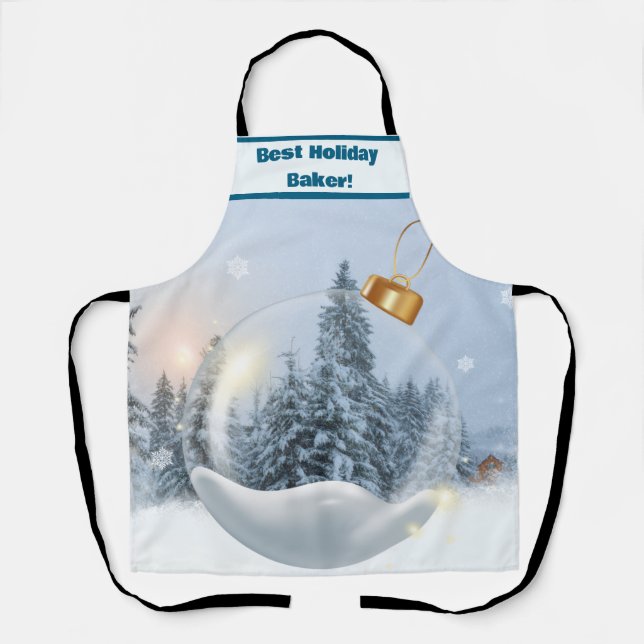 Ornamental Christmas Apron (Front)