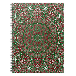 Ornamental Christmas Mandala Notebook
