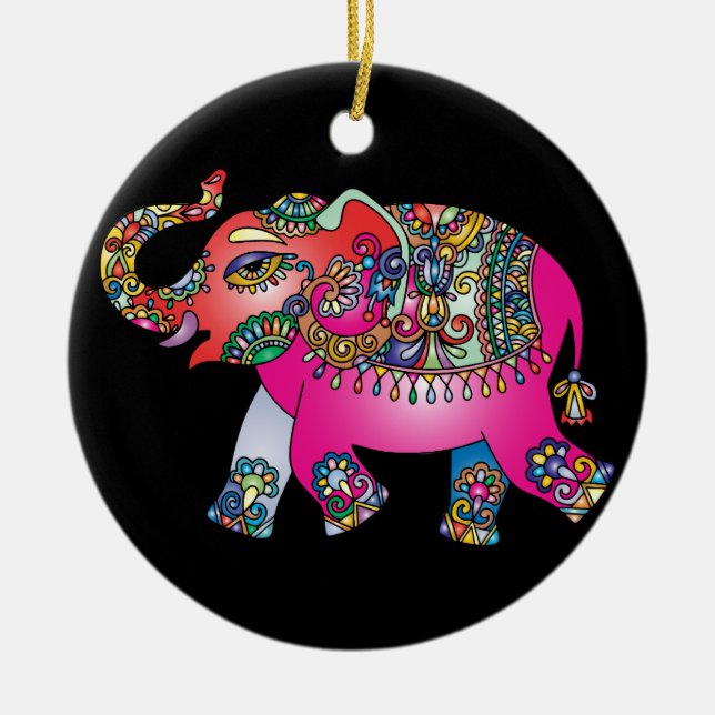 ornamental elephant ornament (Front)