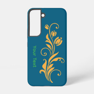 Ornamental Floral Flower Design  Samsung Galaxy Case