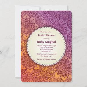 Ornamental Floral Invitation
