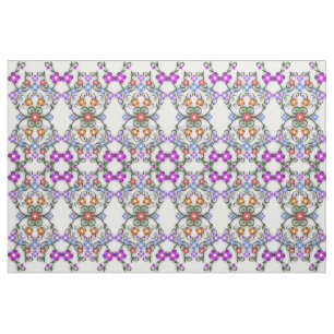 ornamental flowers fabric