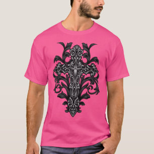 Ornamental Gothic Cross T-Shirt