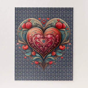 Ornamental Heart Puzzle