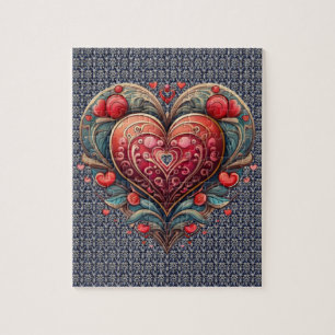 Ornamental Heart Puzzle