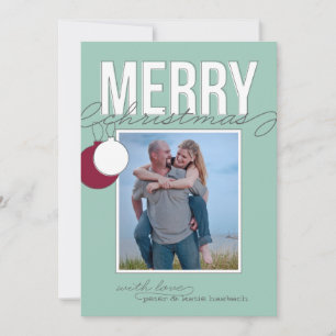 Ornamental Holiday Photo Card