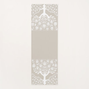 Ornamental Magnolia Tree by Aubrey Beardsley Yoga Mat