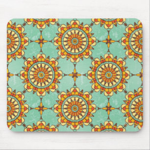 Ornamental pattern mouse mat