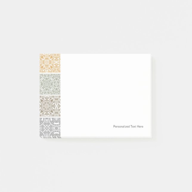 Ornamental pattern post-it notes (Front)