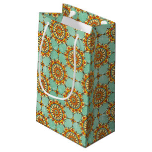 Ornamental pattern small gift bag