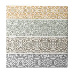 Ornamental pattern tile
