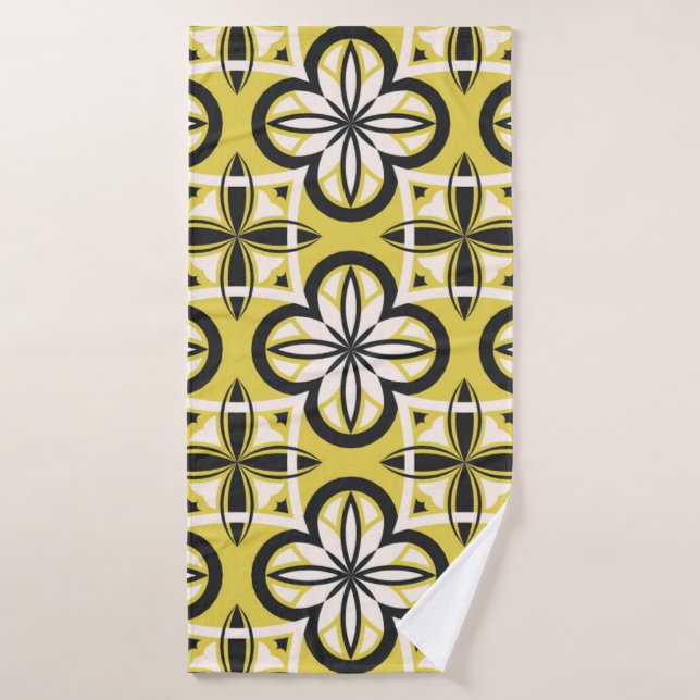 Ornamental pattern. Vintage illustrationabstract,  Bath Towel (Bath Towel)