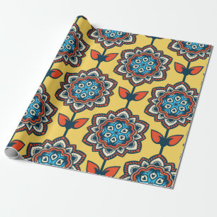 Ornamental seamless decor pattern wrapping paper