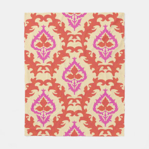 Ornamental seamless pattern with traditional Centr Fleece Blanket