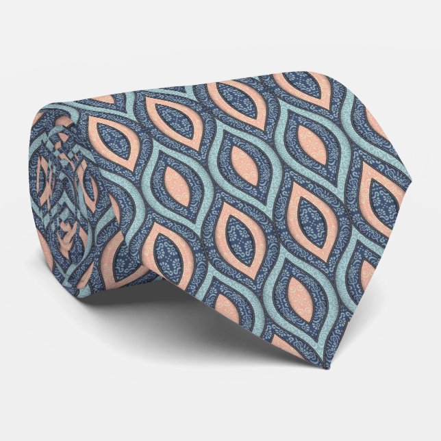 Ornamental Shapes Tie (Rolled)