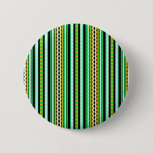 Ornamental Stripes 6 Cm Round Badge