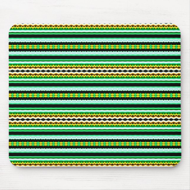 Ornamental Stripes Mouse Mat (Front)