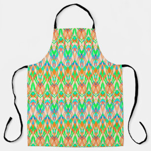 Ornamental style geometric moroccan kaliedoscope m apron