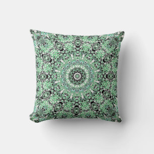 Ornamental style geometric moroccan kaliedoscope m cushion