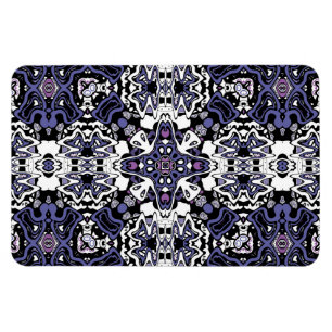 Ornamental style geometric moroccan kaliedoscope  magnet