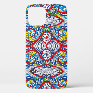 Ornamental Tribal Seamless pattern. Illustration. iPhone 12 Case
