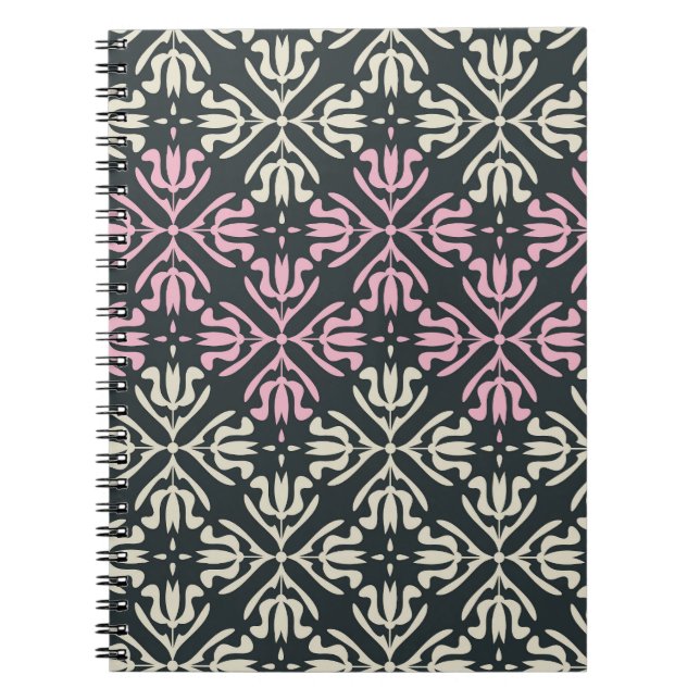 Ornamental Vintage: Seamless Elegant Design. Notebook (Front)