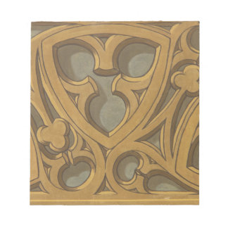 Ornamental Wooden Design Notepad