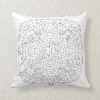 OrnaMENTALs #0019 Starburst Bling Colour Your Own Cushion