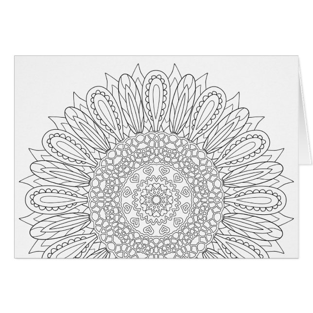 OrnaMENTALs #0025 Sunflower Delight Colour Your (Front Horizontal)
