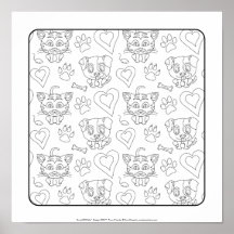 OrnaMENTALs #0077 Furry Friends Colour Your Own