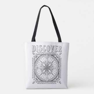 OrnaMENTALs Explore and Discover Colour Your Own Tote Bag