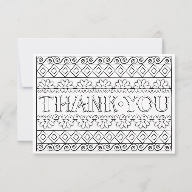 OrnaMENTALs Thank You Colour Your Own (Front)