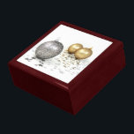 Ornaments And Stars Gift Box<br><div class="desc">Beautiful Christmas Ornaments and Scattered Stars Box. Beautiful Christmas Keep-Sake Box.</div>