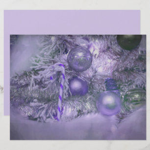 Ornaments Christmas Purple Elegant Holiday Tree