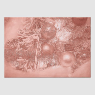 Ornaments Christmas Rose Gold Holiday Tree Tissue Paper