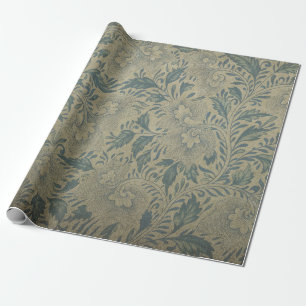 Ornaments flower asian chinese old wrapping paper