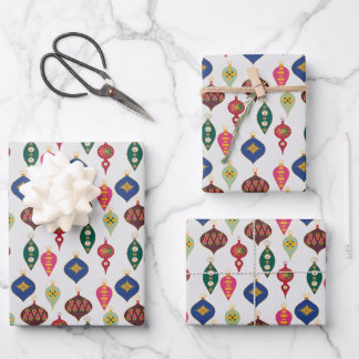Ornaments Galore: Christmas Gift Wrap Delight