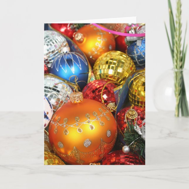 Ornaments Holiday Card (Front)