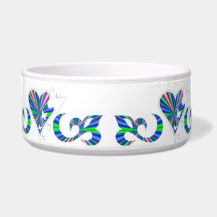 Ornaments Rainbow Heart with Butterfly and Lily