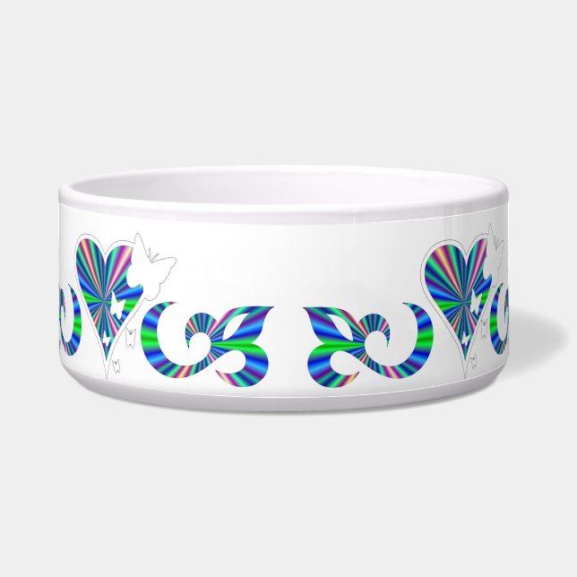 Ornaments Rainbow Heart with Butterfly and Lily (Front)