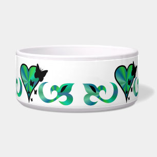 Ornaments Rainbow Heart with Butterfly and Lily