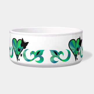 Ornaments Rainbow Heart with Butterfly and Lily