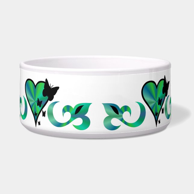 Ornaments Rainbow Heart with Butterfly and Lily (Front)