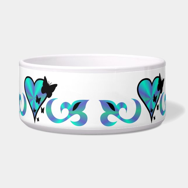 Ornaments Rainbow Heart with Butterfly and Lily (Front)