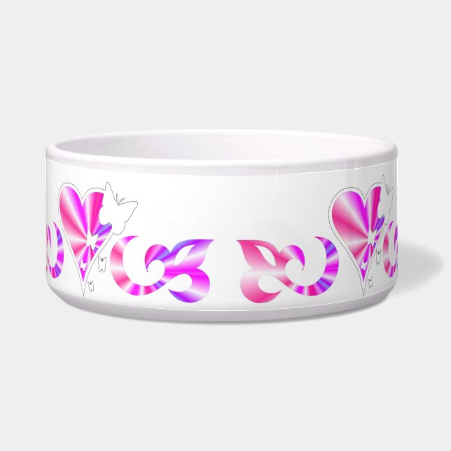 Ornaments Rainbow Heart with Butterfly and Lily (Front)