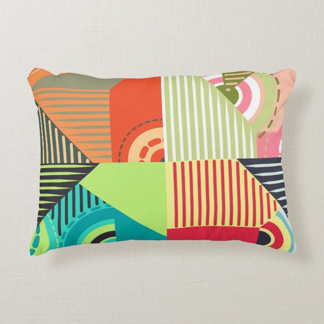 Ornaments Set: Background Design Elements. Decorative Cushion (Front)